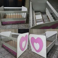 سرویس خواب کودک تخت و کمد دراور