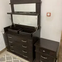 سرویس خواب باکیفیت دونفره- میز آرایش- دوعدد پاتختی|تخت و سرویس خواب|بوکان, |دیوار