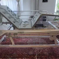تخت بیمارستانی برقی سه شکن با قابلیت تنظیم ارتفاع|تخت و سرویس خواب|خمام, |دیوار