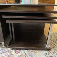 میز جلو مبل راحتی همراه کشو و میز عسلی|مبلمان خانگی و میز عسلی|تهران, منیریه|دیوار