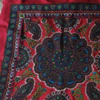 پته قرمز لاکی پشمی|صنایع دستی و سایر لوازم تزئینی|کرمان, |دیوار