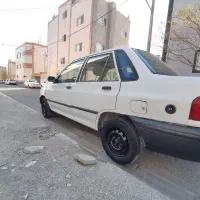 پراید صبا سفید سالم. بدون رنگ