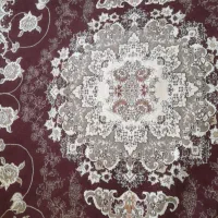 یک جفت فرش قهوای و ۶ عدد پشتی