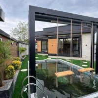 ویلا مدرن استخردار سنددار ۳۰۰ متری ساحل زیباکنار