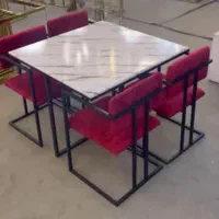 میز ناهارخوری،کم جا غذاخوری رستورانی مربع|میز و صندلی غذاخوری|مشهد, رسالت|دیوار