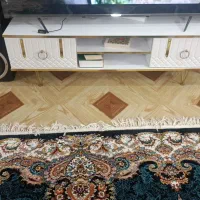 تخت دو طبقه تمیز و مرتب میز تلویزیون