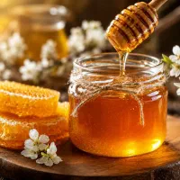 عسل تازه و خوش طعم. کاملا خالص و طبیعی