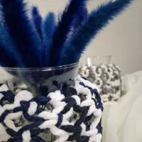 گلدان مکرومه