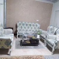 مبل استیل 7 نفره تمیز تازه شسته شده ف و ر ی|مبلمان خانگی و میز عسلی|نسیمشهر, |دیوار