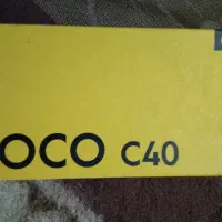 پوکو c40 رنگ مشکی همه چی فابریک تا شارژر