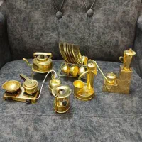 قلیان برنجی برنزی دکوری ظروف آشپزخانه کلکسیون برنز