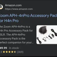 رکوردر ZOOM H4N PRO BLACK به همراه اکسسوری پک|صوتی و تصویری|تهران, نیاوران|دیوار