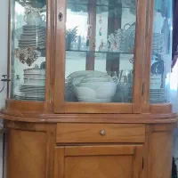 بوفه ۲تیکه چوبی و میز تی وی