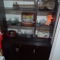 کمد دوتیکه چوبی جادار