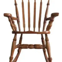 صندلی راک رنگ قهوه ای