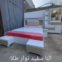 تخت خواب گلد|تخت و سرویس خواب|اردکان, |دیوار