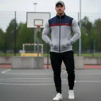 عمده تیراژ - سوشرت مردانه بالا رنگی جیبدار