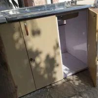 کابینت آشپزخانه حیاطی+ سینک یک لگنه|مصالح و تجهیزات ساختمان|زارچ, |دیوار