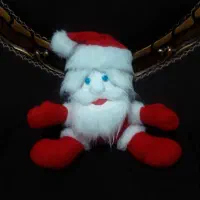 عروسک بابانوئل چشم آبی