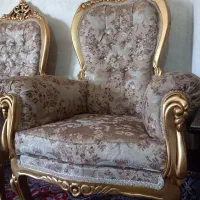 مبل سلطنتی ۹نفره|مبلمان خانگی و میز عسلی|میانه, |دیوار