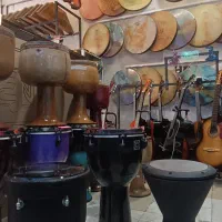 ست ضرب تمپو جیمبی مشکی(عکس واقعیست)