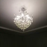 لوستر کریستالی 10 شاخه|لوستر و چراغ آویز|مشهد, حجاب (شهرک غرب)|دیوار