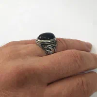 انگشتر با آبکاری نقره