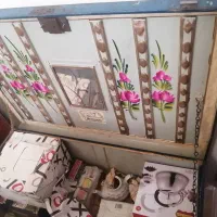 صندوقچه فلزی معروف به چمدان کویتی ضد آبقدیمی|کیف، کفش، کمربند|فسا, |دیوار