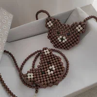 کیف مرواریدی خرسی