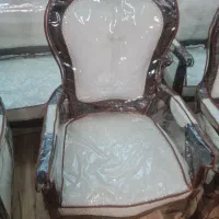 مبل فرهر (استیل) ۷نفره چوب راش|مبلمان خانگی و میز عسلی|محمدیه-قزوین, |دیوار