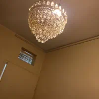 لوستر ۸ شعله طلایی|لوستر و چراغ آویز|تهران, حکیمیه|دیوار