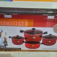 سرویس قابلمه تفلون نوپلمپ.آبی فیروزه ای ۱۵۰۰ ت