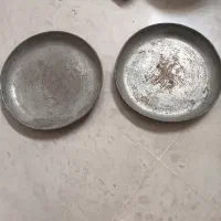 ظروف مسی قدیمی گلی