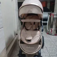 کالسکه رنگ کرم  در حد نو