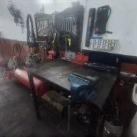 لوازم  ابزار مکانیکی میز کار  پمپ باد