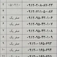 ۰۹۱۲-۰۱۶۵-۶۹۵ سیمکارت دائمی «صفر پک مخابراتی»