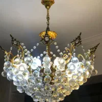 لوستر هشت شاخه برنز