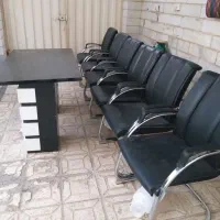 صندلی کنفرانسی ثابت ۶عدد|مبلمان اداری|قزوین, |دیوار