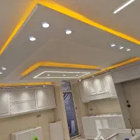 کناف سقف کاذب کاغذدیواری دیوارپوش نقاشی تی‌وی وال|خدمات پیشه و مهارت|قزوین, |دیوار