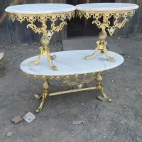 جلومبلی برنزی و عسلی برنزی|مبلمان خانگی و میز عسلی|پاکدشت, خاتون آباد|دیوار