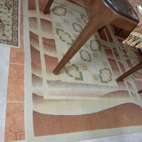 دو عدد گلیم فرش سالم که ۱متر ونیم در۲متر۲۷سانت