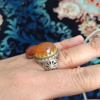 عقیق پرتقالی یمنی