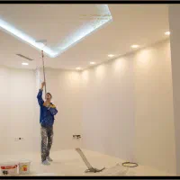 نقاشی ساختمان با مصالح درجه یک وتخفیف(رنگ کاری)|خدمات پیشه و مهارت|ساوه, |دیوار