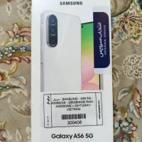 سامسونگ a56 256gig رام8 آکبند کلگی شارژر 45w اکبند