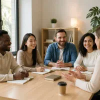 جلسات گروهی، انلاین، نیمه خصوصی زبان