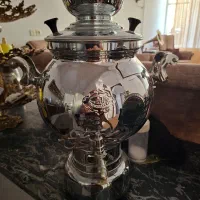 دوعددسماور یکی گازی جنس عالی عالی نسب
