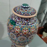 کلمن میناکاری شده سایز بزرگ|صنایع دستی و سایر لوازم تزئینی|تهران, مسعودیه|دیوار