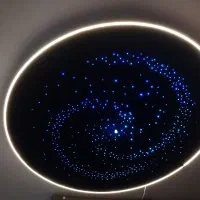 لوستر ستاره کهکشانی اتاق خانه نئونی