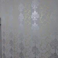 نقاشی و رنگ آمیزی سفید و طرح کاغذ دیواری