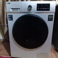 یک عدد ماشین لباس شویی درحد خشک یک بار مصرف شده